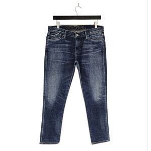 GOLDSIGN Mid Rise Blue Skinny Slim Ankle Jeans 30 Preowned